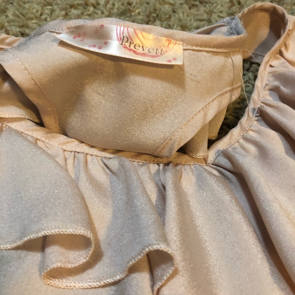 Pink Ruffle Racerback Top - Picture 3 of 4